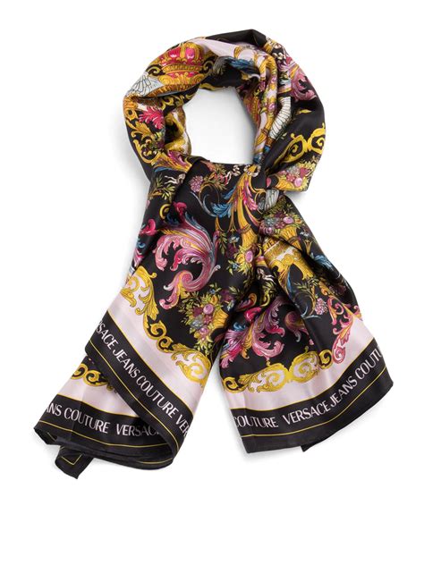 versace jeans scarf|Versace scarf price.